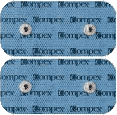 Electrodos Compex EasySnap rectangulares