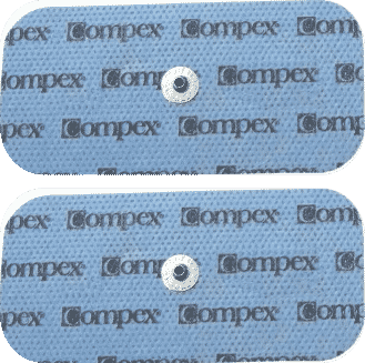 Electrodos Compex DuraStick Easy Snap 5x10 cm (2 uds)